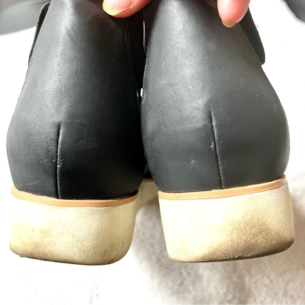 Dr. Scholl's Got This Strappy Wedge Black Sandals platform women size 9M